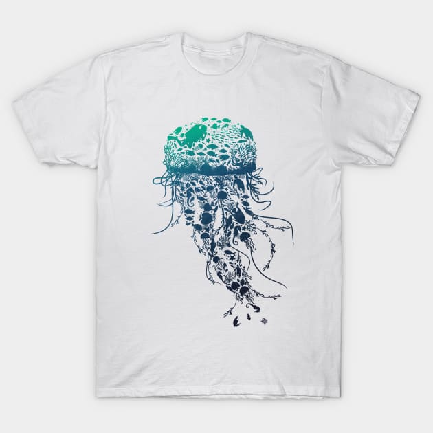 Marine Life T-Shirt by DANDINGEROZZ